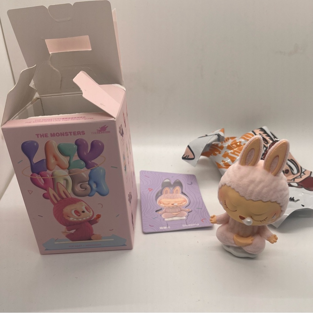 POP MART: THE MONSTERS Lazy Yoga Series Sleeping Figurine AUTHENTIC